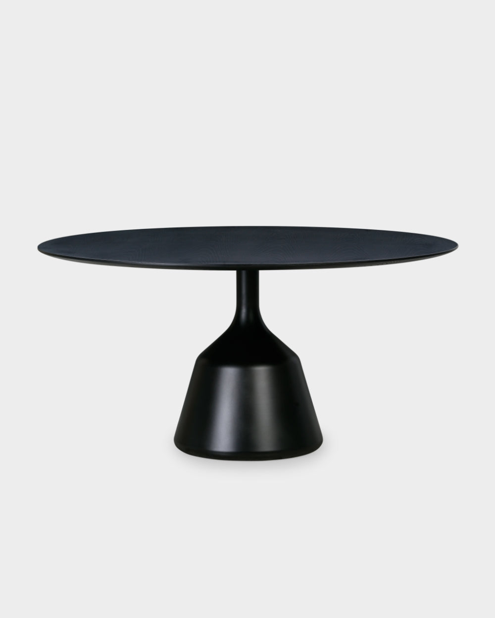 Coin Dining Table - Ø150 - Black oak