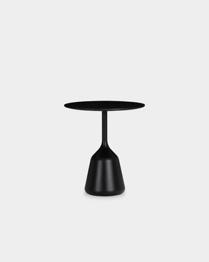Coin Side Table - High - Black oak