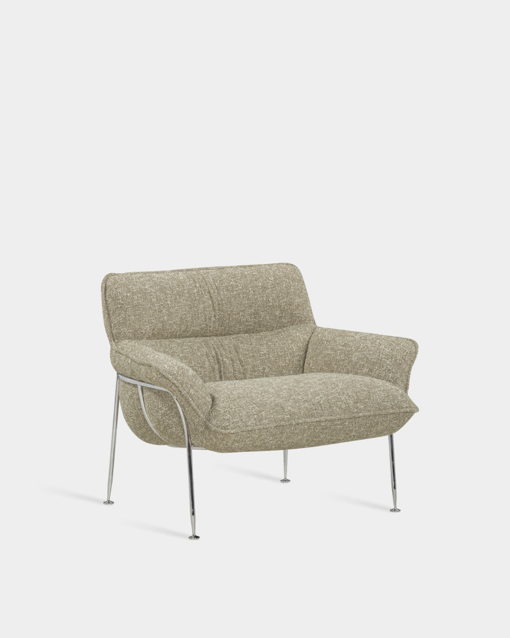 Duvet Lounge Chair - Chrome - Zero col. 0002