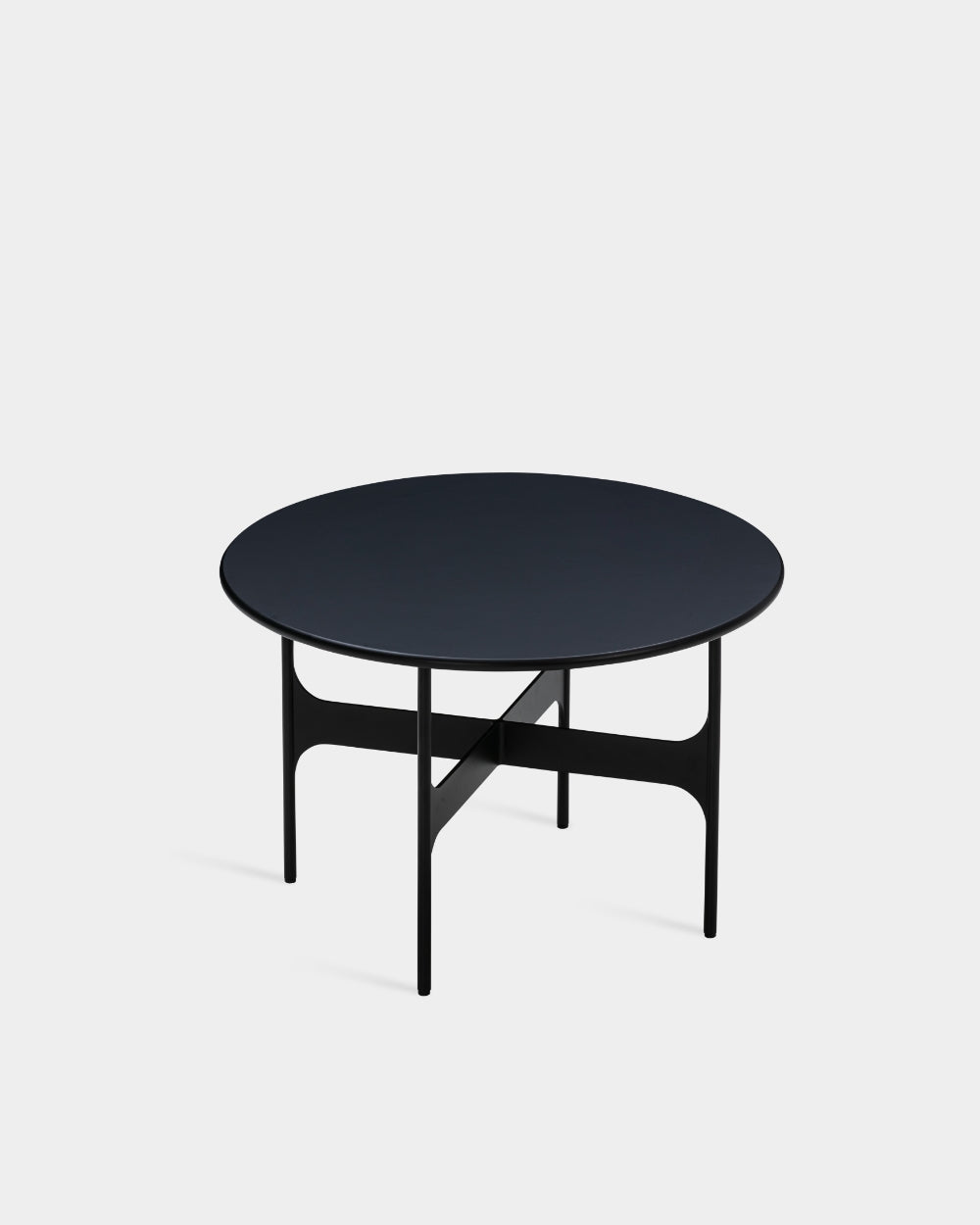 Floema Coffee Table - Oval - Black laminate