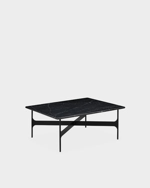 Floema Coffee Table - Square - Nero Marquina marble