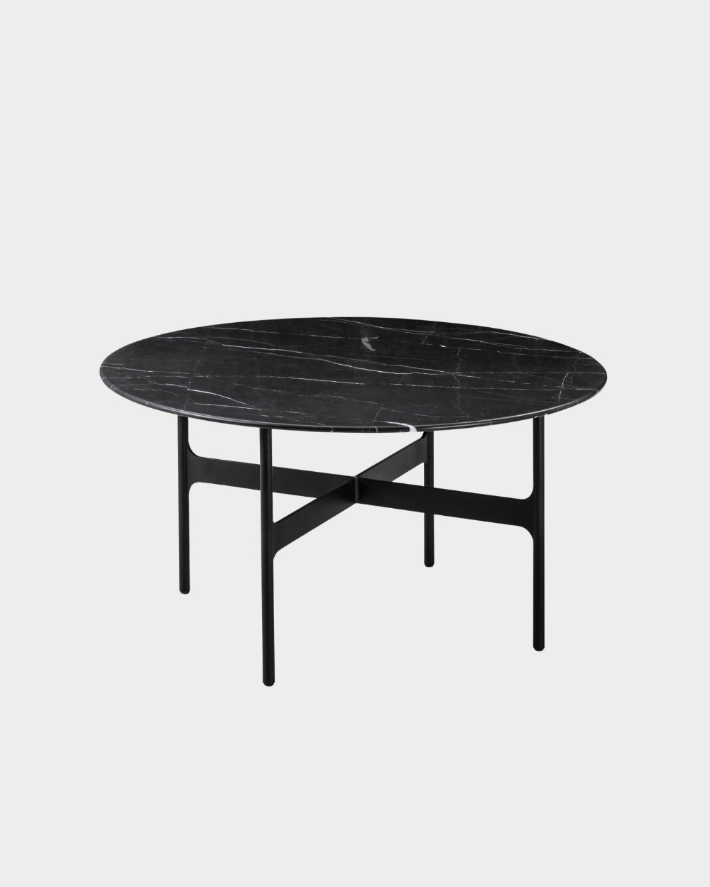 Floema Dining Table - Dining Table - Nero Marquina marble