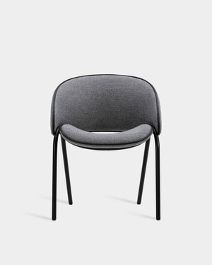 Folium Dining Chair - With leather piping - Agata col. 04