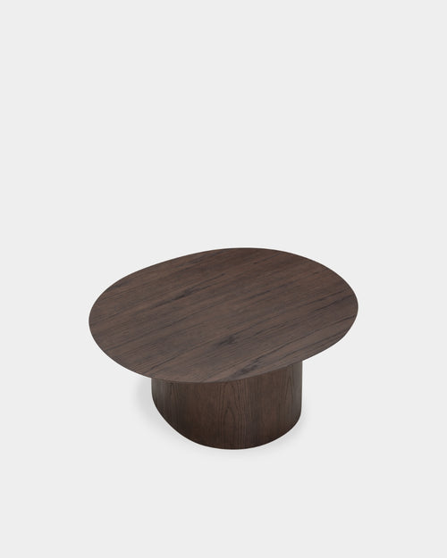 Kin Coffee Table - Brown-stained oak