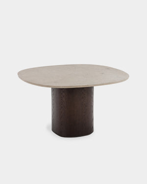Ovata Dining Table - Dining Table - Dark brown base