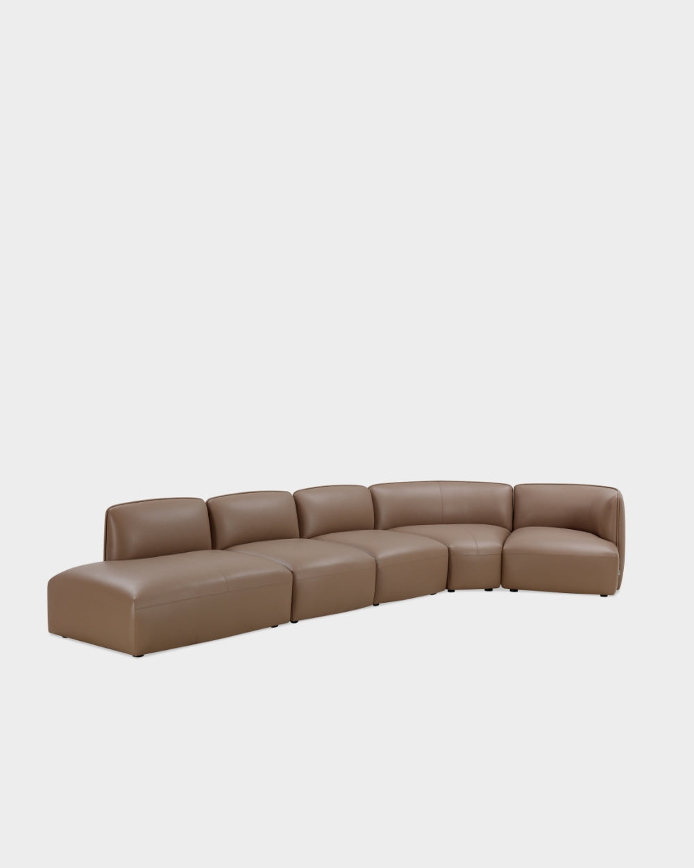 Panorama Sofa - Mod. 2 + 13 + 3 + 3 + 8 - Barona col. Sable