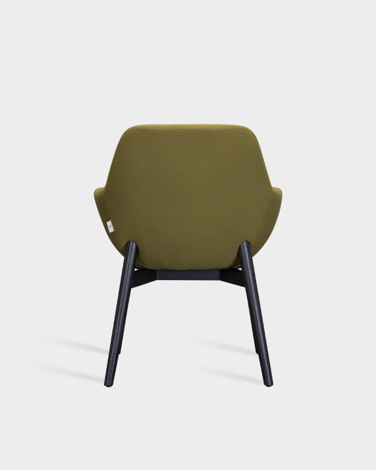 Sinum Chair - Wooden base - Steelcut col. 985