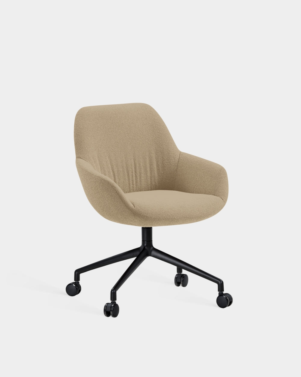 Sinum Chair - Swivel base with castors - Glow col. 02