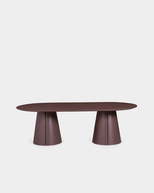 Trim Table - 240 x 120 cm - Burgundy
