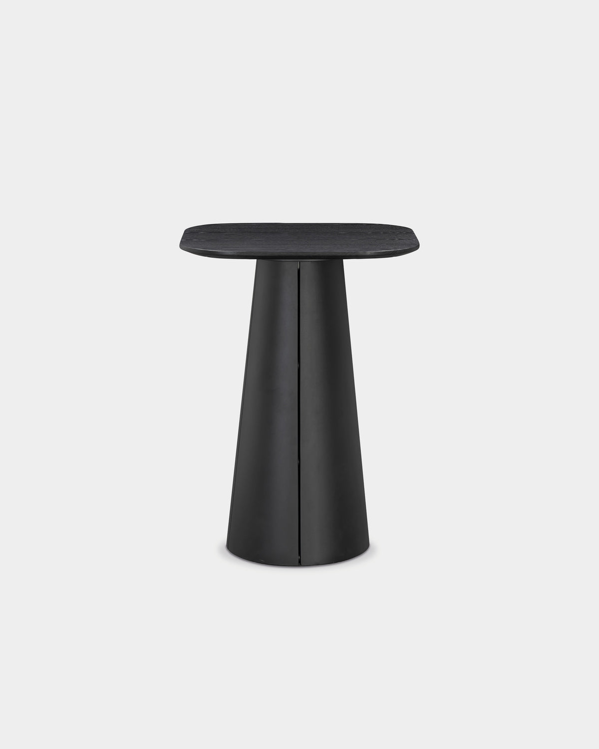 Trim Bar Table - Black/Black oak veneer